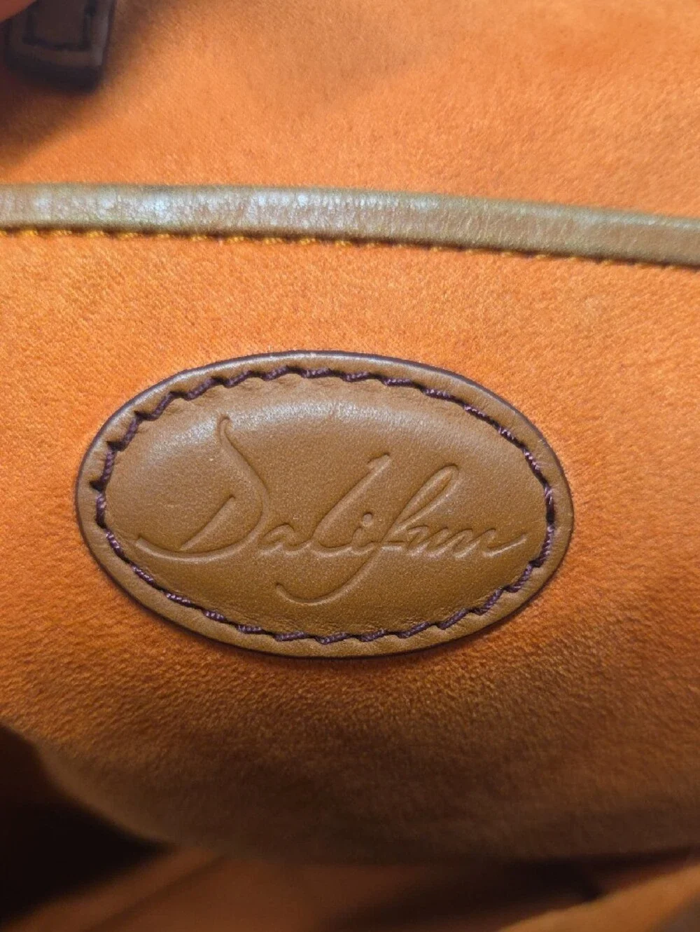 Lancel Daligramme Taupe Patterned Tote with Leather Trim Salvador Dali 2012 - Picture 11 of 16